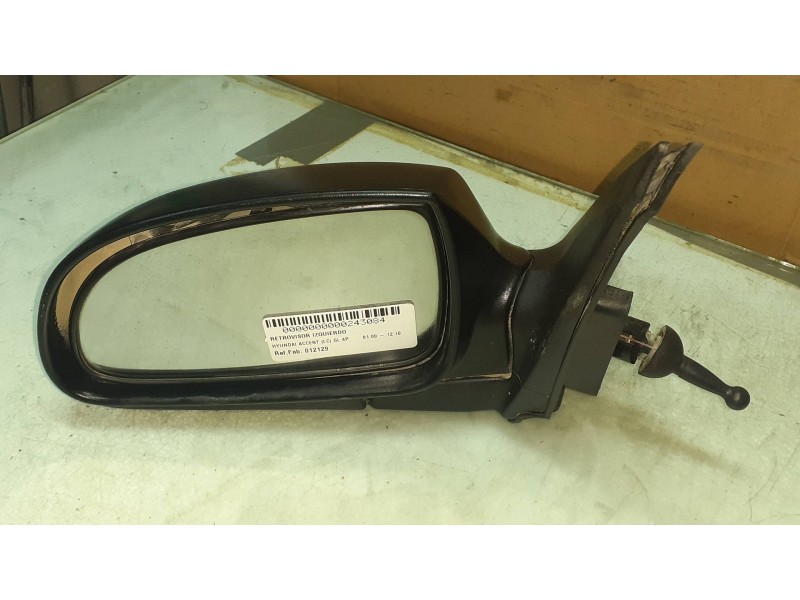 Recambio de retrovisor izquierdo para hyundai accent (lc) gl 4p referencia OEM IAM 012129 012130 MANUAL