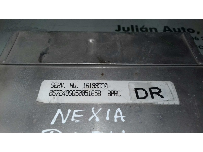 Recambio de centralita motor uce para daewoo nexia gl referencia OEM IAM 16199550  