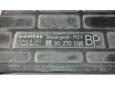 Recambio de centralita motor uce para opel kadett e gl berlina referencia OEM IAM 90270598 5WK6202 SIEMENS 2