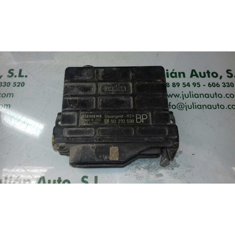 Recambio de centralita motor uce para opel kadett e gl berlina referencia OEM IAM 90270598 5WK6202 SIEMENS