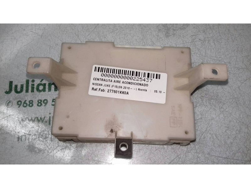 Recambio de centralita aire acondicionado para nissan juke (f15) acenta referencia OEM IAM 277601KK0A  
