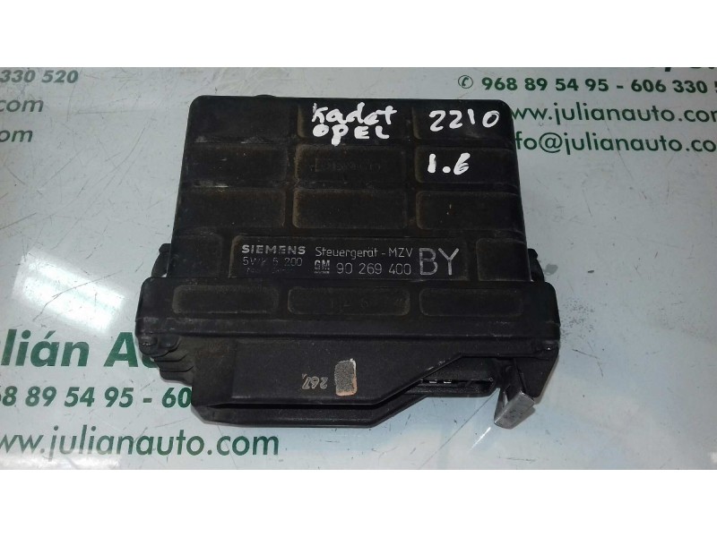 Recambio de centralita motor uce para opel kadett e cup lim. referencia OEM IAM 90269400 5WK6200 SIEMENS