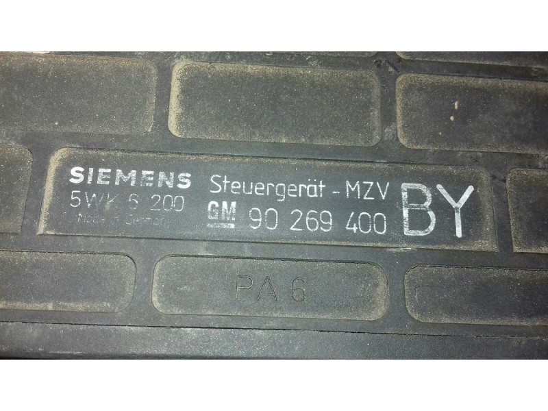 Recambio de centralita motor uce para opel kadett e cup lim. referencia OEM IAM 90269400 5WK6200 SIEMENS