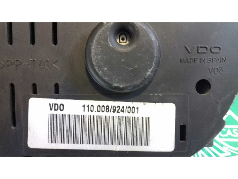Recambio de cuadro instrumentos para seat ibiza (6k1) 1.4 16v referencia OEM IAM 110008924001 W06K0920850 VDO