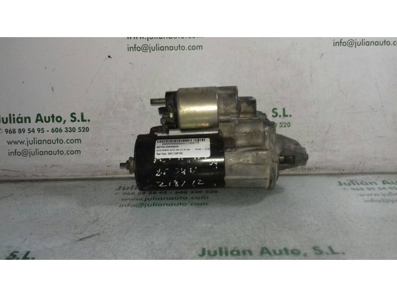 Recambio de motor arranque para alfa romeo 166 2.5 v6 24v referencia OEM IAM 0001108159  BOSCH