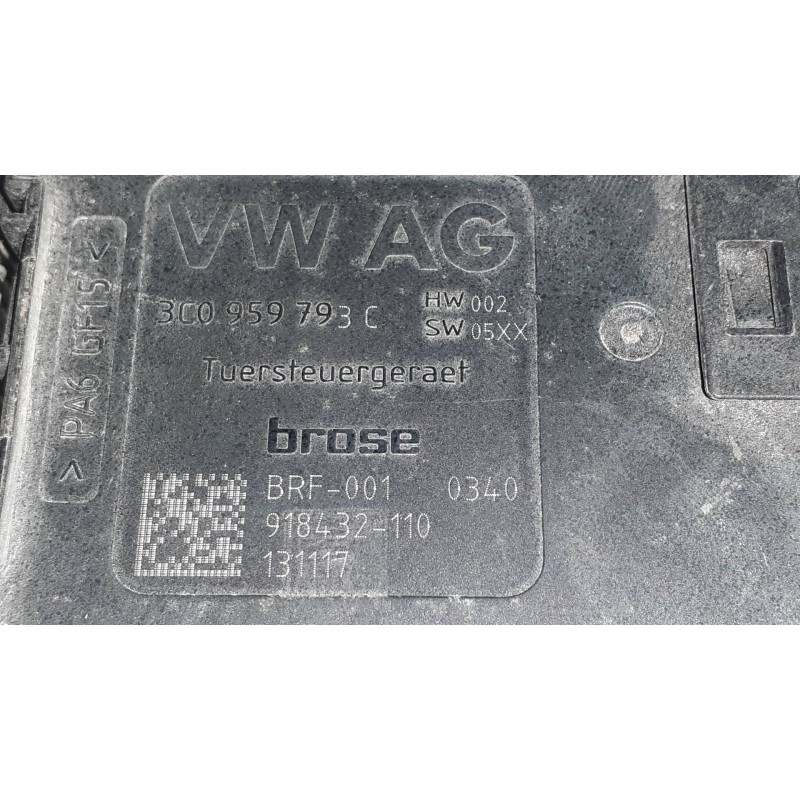 Recambio de motor elevalunas delantero izquierdo para volkswagen passat variant (365) edition referencia OEM IAM 3C0959793C 9184