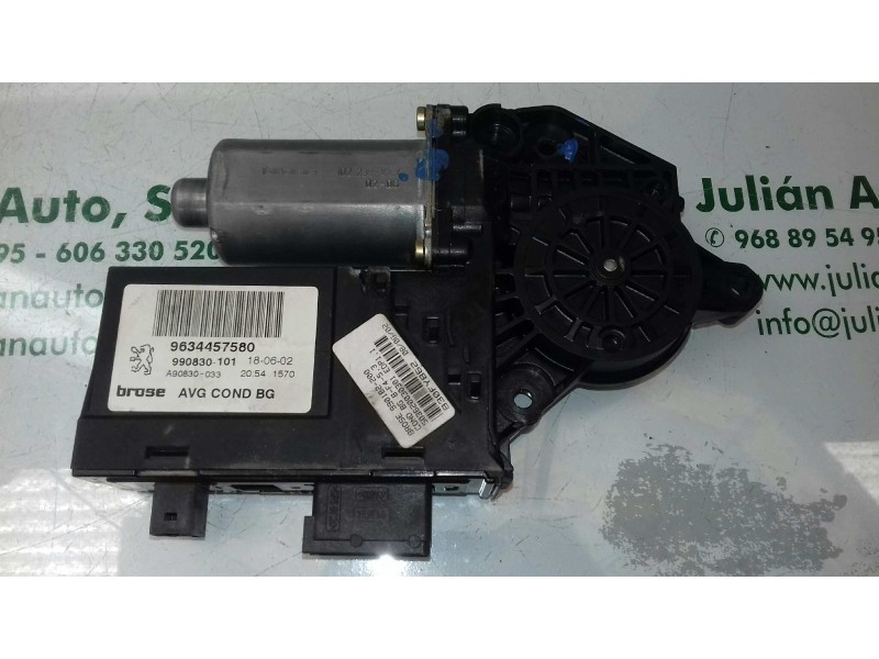 Recambio de motor elevalunas delantero izquierdo para peugeot 307 break / sw (s1) sw referencia OEM IAM 9634457580 990830101 013