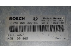 Recambio de centralita motor uce para mg rover serie 600 (rh) 2.0 turbodiesel referencia OEM IAM MSB100060 0281001307 TYPE 4078 2
