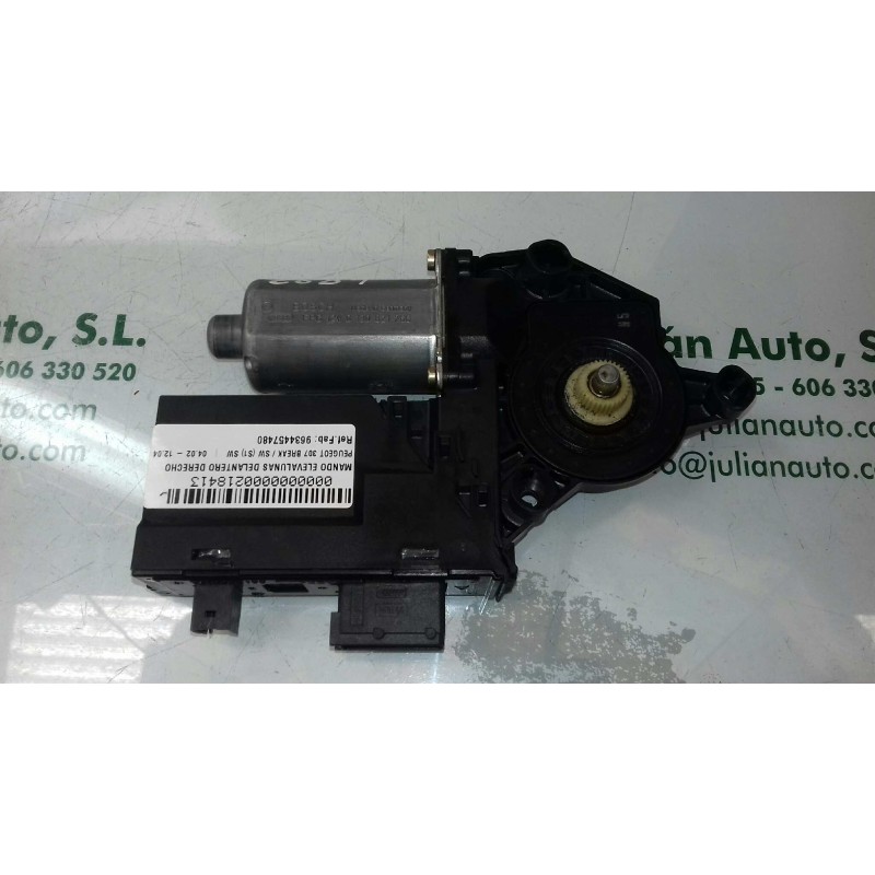Recambio de motor elevalunas delantero derecho para peugeot 307 break / sw (s1) sw referencia OEM IAM 9634457480 990829101 01308