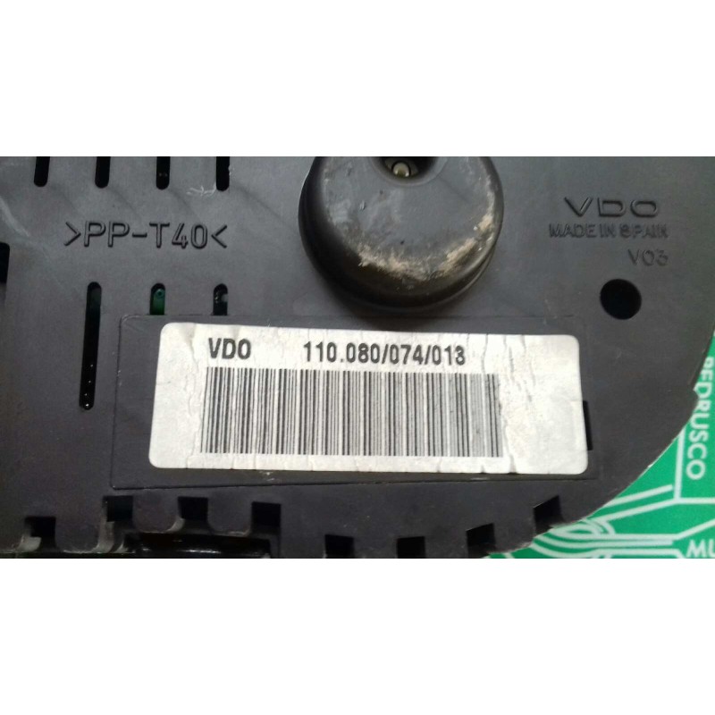 Recambio de cuadro instrumentos para seat leon (1m1) stella referencia OEM IAM 110080074013 W01M0920801 VDO