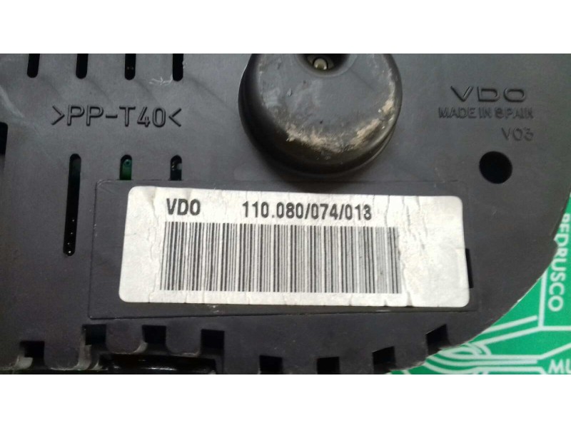 Recambio de cuadro instrumentos para seat leon (1m1) stella referencia OEM IAM 110080074013 W01M0920801 VDO
