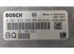 Recambio de centralita motor uce para opel astra gtc cosmo referencia OEM IAM 0281012548 55198921 BOSCH 2