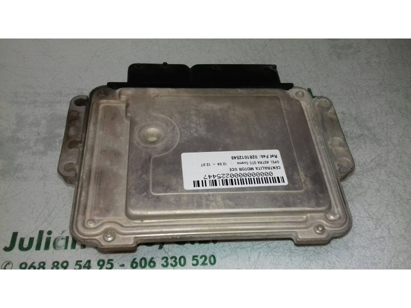 Recambio de centralita motor uce para opel astra gtc cosmo referencia OEM IAM 0281012548 55198921 BOSCH