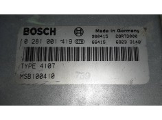 Recambio de centralita motor uce para mg rover serie 600 (rh) 2.0 turbodiesel referencia OEM IAM MSB100410 0281001419 TYPE4107 2