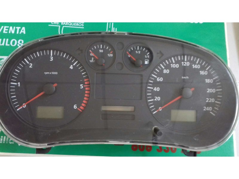 Recambio de cuadro instrumentos para seat toledo (1m2) select referencia OEM IAM 110080074015 W01M0920801B VDO