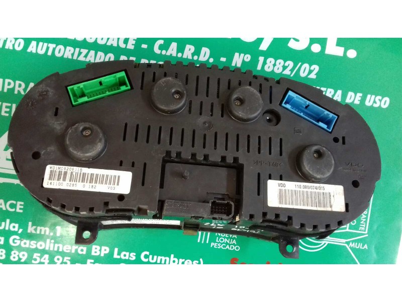 Recambio de cuadro instrumentos para seat toledo (1m2) select referencia OEM IAM 110080074015 W01M0920801B VDO