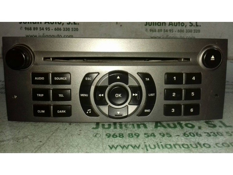 Recambio de sistema audio / radio cd para peugeot 407 sw confort referencia OEM IAM 9659142777  BLAUPUNKT