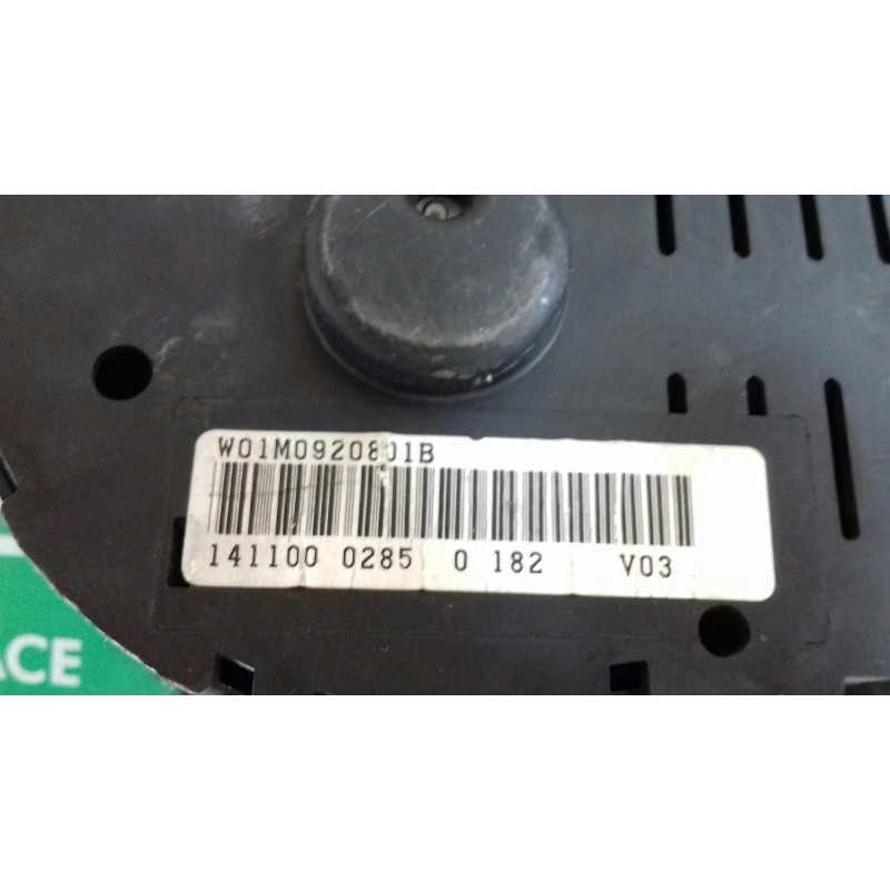 Recambio de cuadro instrumentos para seat toledo (1m2) select referencia OEM IAM 110080074015 W01M0920801B VDO