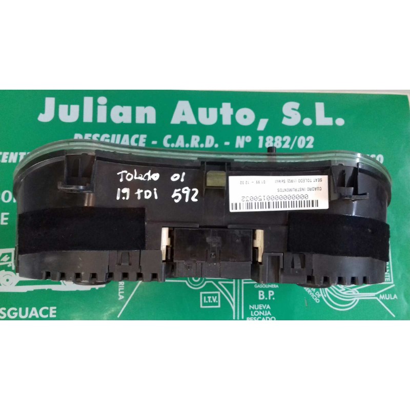 Recambio de cuadro instrumentos para seat toledo (1m2) select referencia OEM IAM 110080074015 W01M0920801B VDO
