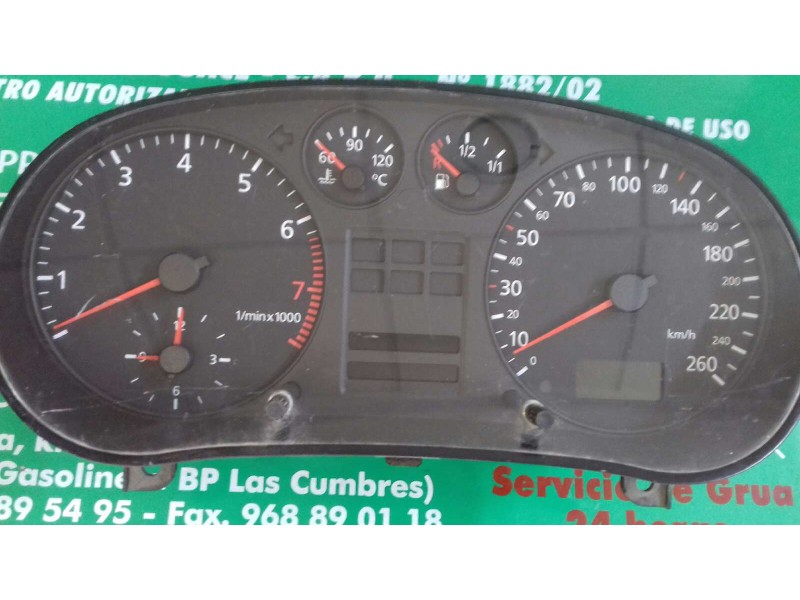 Recambio de cuadro instrumentos para audi a3 (8l) 1.8 20v turbo referencia OEM IAM 110008894002 8L0919860E VDO