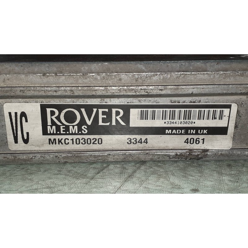 Recambio de centralita motor uce para mg rover serie 200 (rf) 1.4 cat referencia OEM IAM MKC103020 MKC1030203344 4061