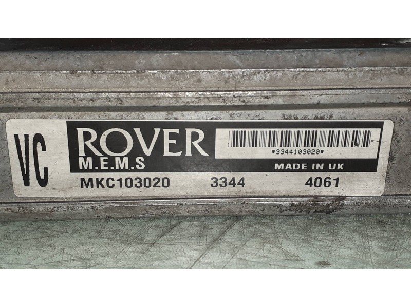 Recambio de centralita motor uce para mg rover serie 200 (rf) 1.4 cat referencia OEM IAM MKC103020 MKC1030203344 4061