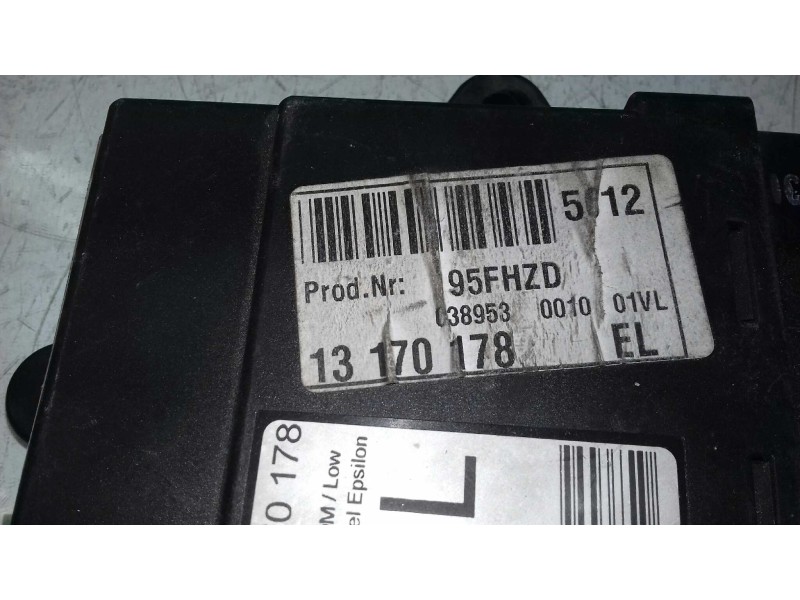 Recambio de centralita cierre para opel vectra c berlina essentia referencia OEM IAM 13170178 5WK46005 SIEMENS