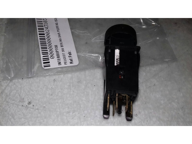 Recambio de interruptor para peugeot 306 berlina 3/4/5 puertas (s2) xt referencia OEM IAM   LUNA TERMICA