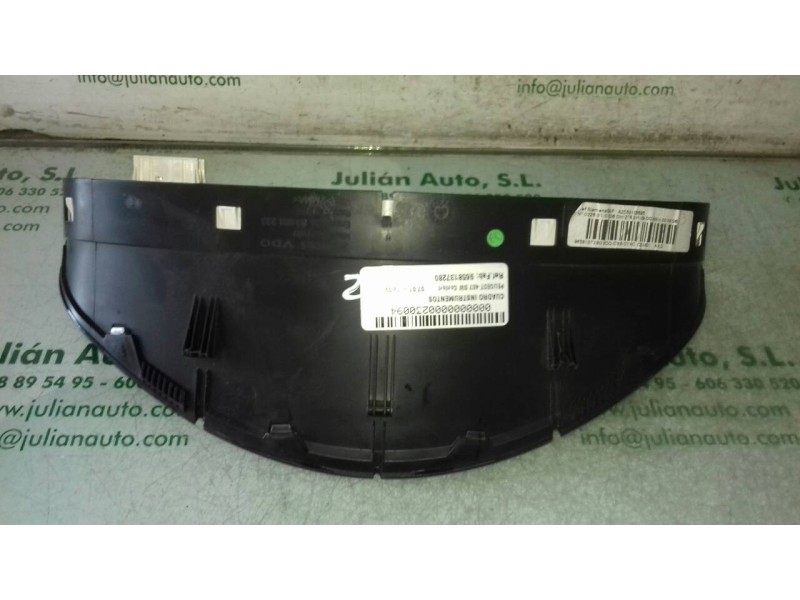 Recambio de cuadro instrumentos para peugeot 407 sw confort referencia OEM IAM 9658137280 A2C53014407G A2C53106695