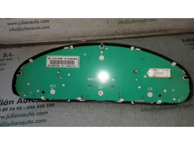 Recambio de cuadro instrumentos para peugeot 407 sw confort referencia OEM IAM 9658137280 A2C53014407G A2C53106695