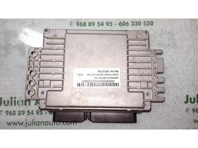 Recambio de centralita motor uce para nissan primera berlina (p12) visia referencia OEM IAM MEC37160 MEC37160D26Y24 HITACHI
