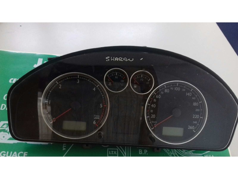 Recambio de cuadro instrumentos para volkswagen sharan (7m6/7m9) 1.9 tdi referencia OEM IAM 7M3920820F  VDO