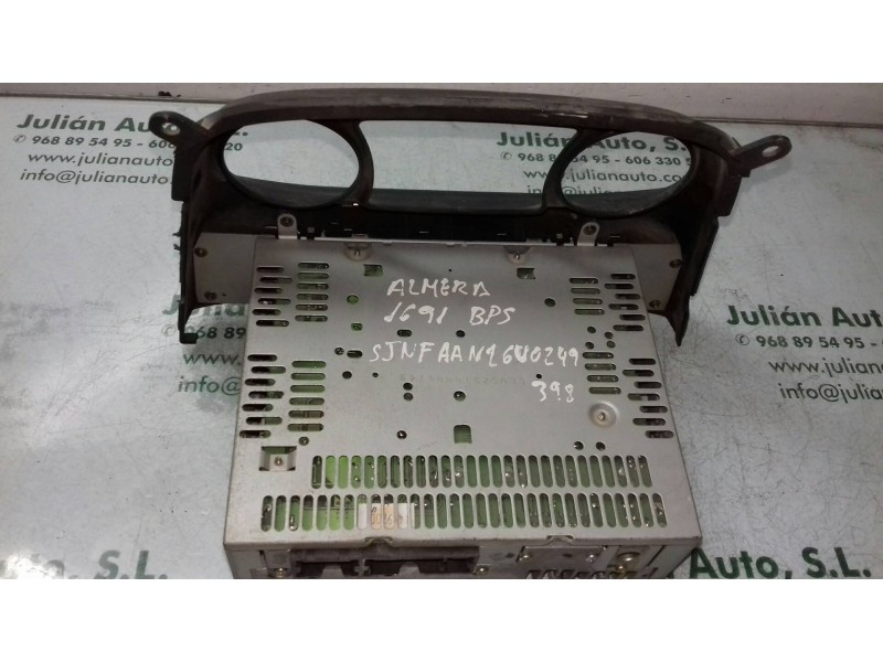 Recambio de sistema audio / radio cd para nissan almera (n16/e) acenta referencia OEM IAM 28185BN311 PN2424M 