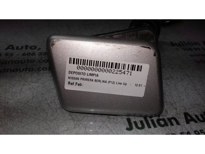 Recambio de deposito limpia para nissan primera berlina (p12) line up referencia OEM IAM   LAVAFAROS
