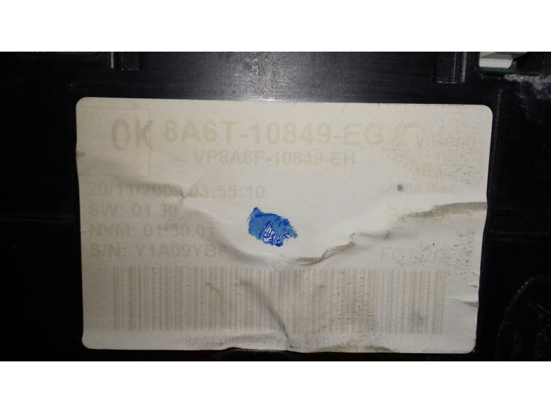 Recambio de cuadro instrumentos para ford fiesta (cb1) titanium referencia OEM IAM 8A6T10849EG  
