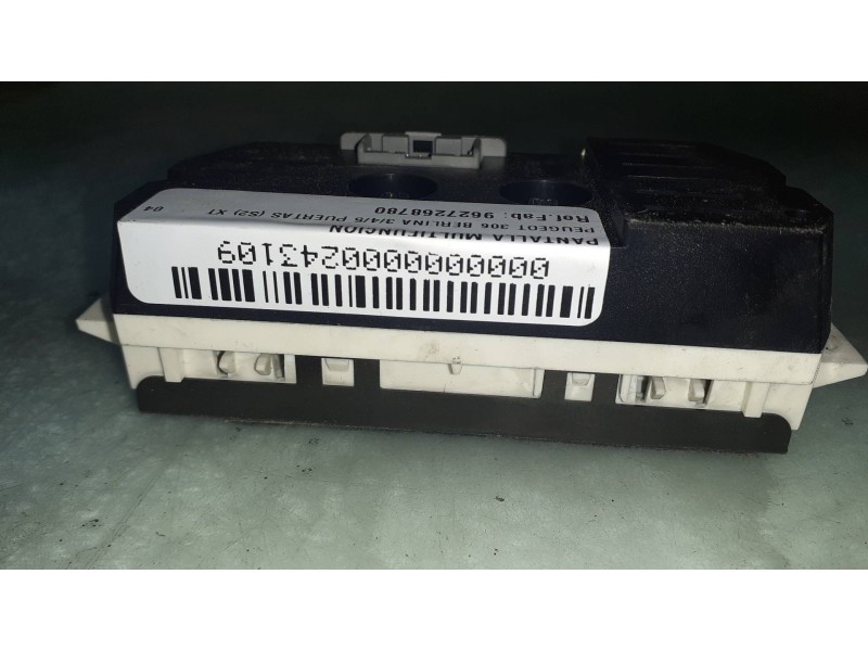 Recambio de pantalla multifuncion para peugeot 306 berlina 3/4/5 puertas (s2) xt referencia OEM IAM 9627268780  