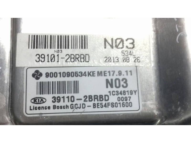Recambio de centralita motor uce para kia cee´d concept referencia OEM IAM 391012BRBD 94003A2182 KIT - BOSCH