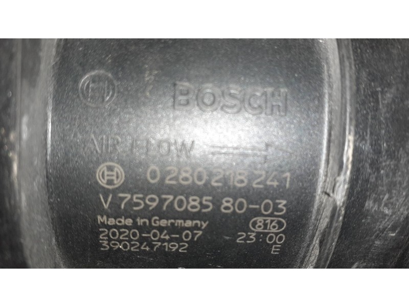 Recambio de caudalimetro para peugeot 3008 allure referencia OEM IAM 0280218241 V7597858003 