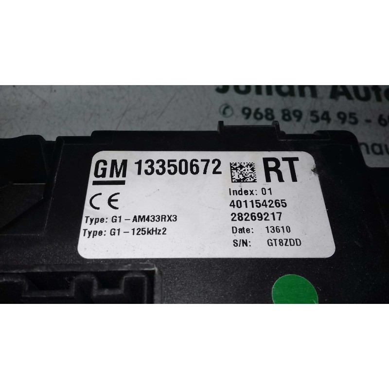 Recambio de caja reles / fusibles para opel corsa d excellence referencia OEM IAM 13350672 401154265 DELPHI