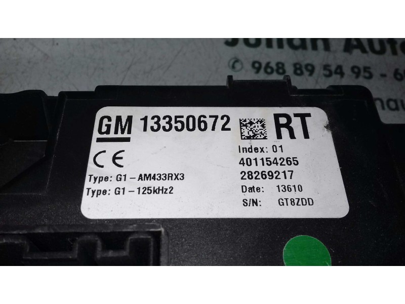 Recambio de caja reles / fusibles para opel corsa d excellence referencia OEM IAM 13350672 401154265 DELPHI