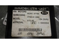 Recambio de centralita inmovilizador para kia rio rs paket s berlina (5-ptas.) referencia OEM IAM 0K2AD677B0 4738101000  2