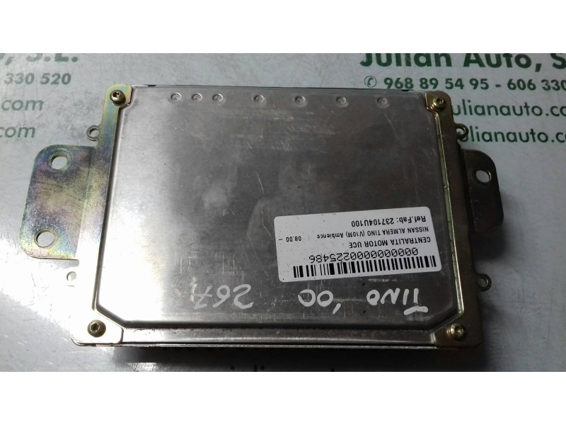 Recambio de centralita motor uce para nissan almera tino (v10m) ambience referencia OEM IAM 237104U100 0281010265 BOSCH