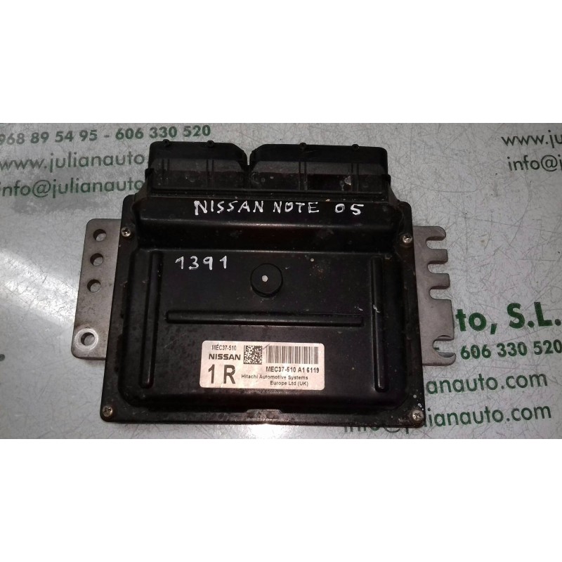 Recambio de centralita motor uce para nissan note (e11e) acenta referencia OEM IAM MEC37510 MEC37510A16119 HITACHI