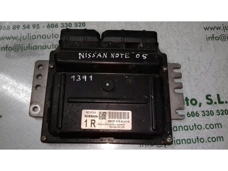 Recambio de centralita motor uce para nissan note (e11e) acenta referencia OEM IAM MEC37510 MEC37510A16119 HITACHI