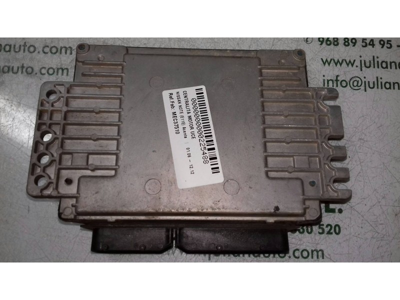 Recambio de centralita motor uce para nissan note (e11e) acenta referencia OEM IAM MEC37510 MEC37510A16119 HITACHI