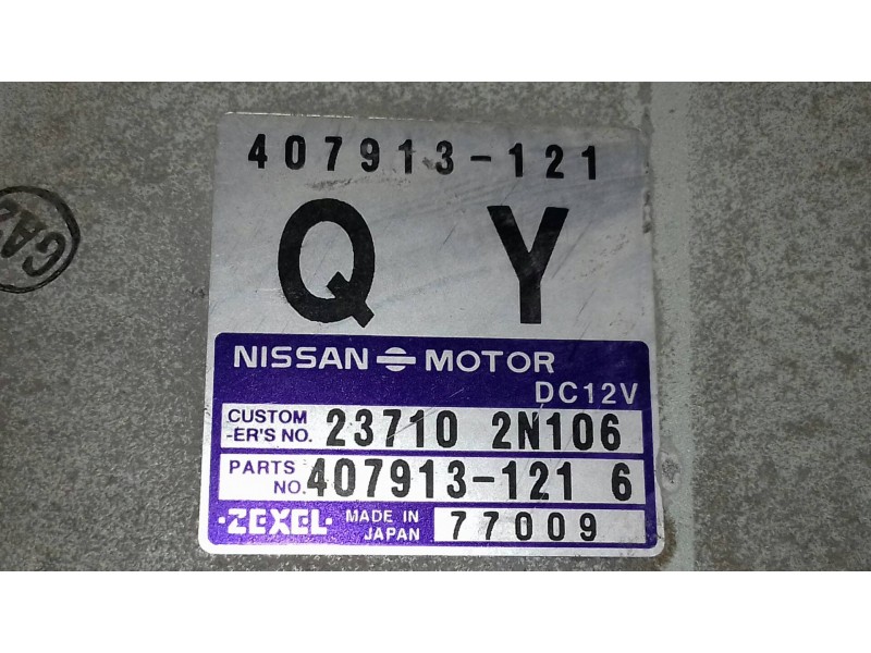 Recambio de centralita motor uce para nissan almera (n15) competence (1998) referencia OEM IAM 237102N106 4079131216 QY