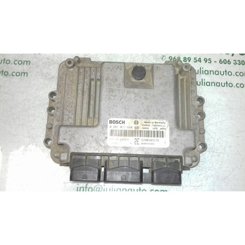 Recambio de centralita motor uce para nissan primera berlina (p12) acenta referencia OEM IAM 8200305678 0281011646 BOSCH