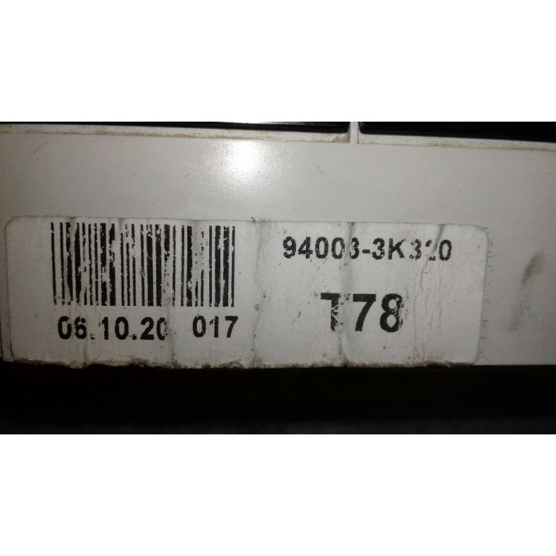Recambio de cuadro instrumentos para hyundai sonata (nf) 2.0 crdi comfort ii referencia OEM IAM 940033K320 T78 