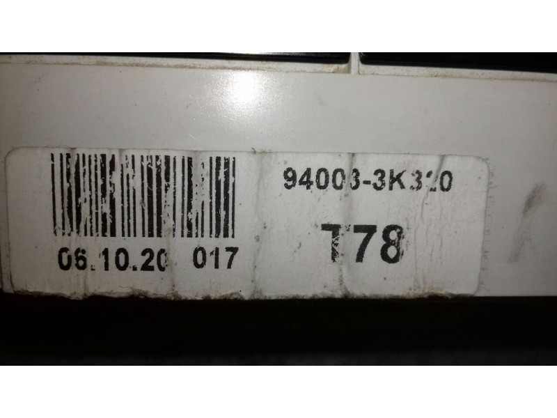 Recambio de cuadro instrumentos para hyundai sonata (nf) 2.0 crdi comfort ii referencia OEM IAM 940033K320 T78 