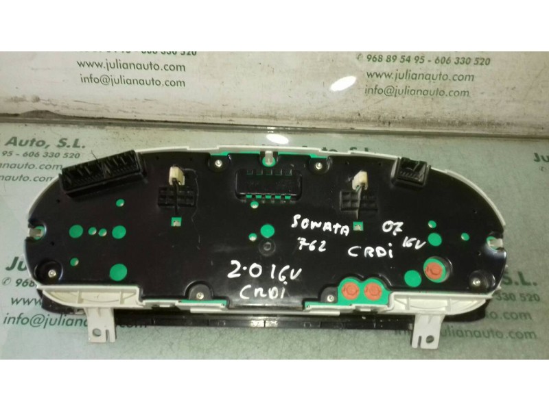 Recambio de cuadro instrumentos para hyundai sonata (nf) 2.0 crdi comfort ii referencia OEM IAM 940033K320 T78 